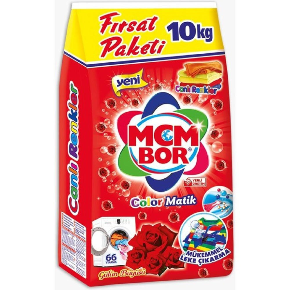 Mcmbor Matik Mcm Bor Matik Color Matik 10 kg Color Mcm Çamaşır Deterjanı Fiyatı