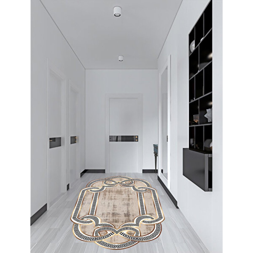Md-Life Home Dijital Baskılı Kaymaz Taban Dekoratif Halı MD5205 - 50 x 80 cm - Renkli Salon Halısı Fiyatı