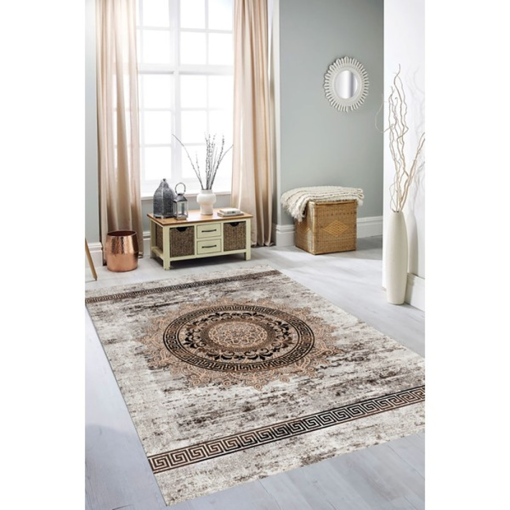 Md-Life Home Dijital Baskılı Kaymaz Taban Halı ve Yolluk MD5234 - 50 x 80 cm - Renkli Salon Halısı Fiyatı