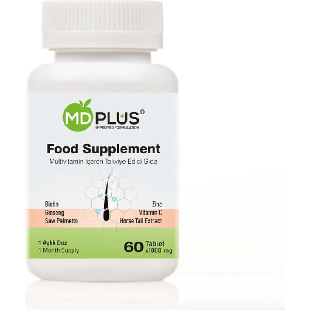 Md Plus Multivitamin Saç Tableti 60 Adet Saç Bakım Maskeleri & Serumlar & Spreyler Fiyatı