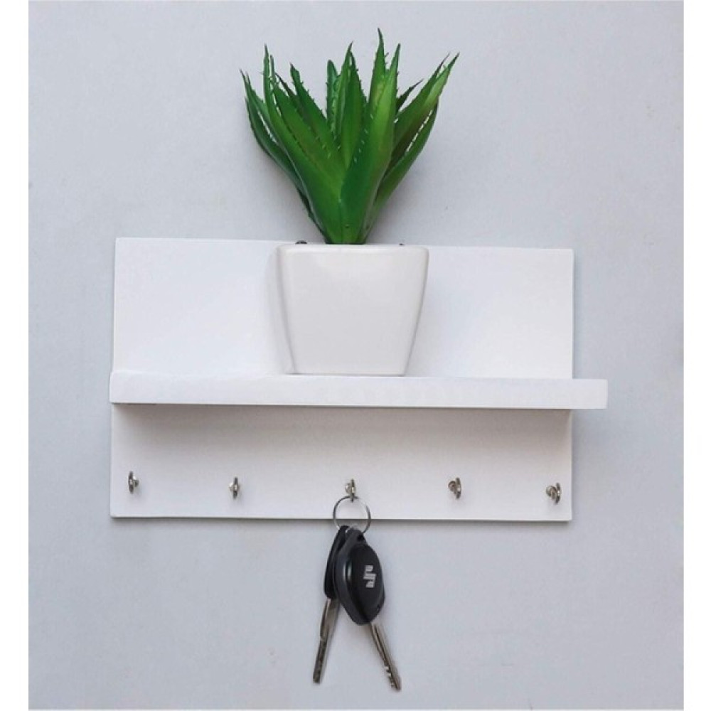 Mdesign Lü x s Anahtar Askısı - 5 Kanca Beyaz Anahtarlık Duvar Için 5 Eşya Saklama / Düzenleme Fiyatı