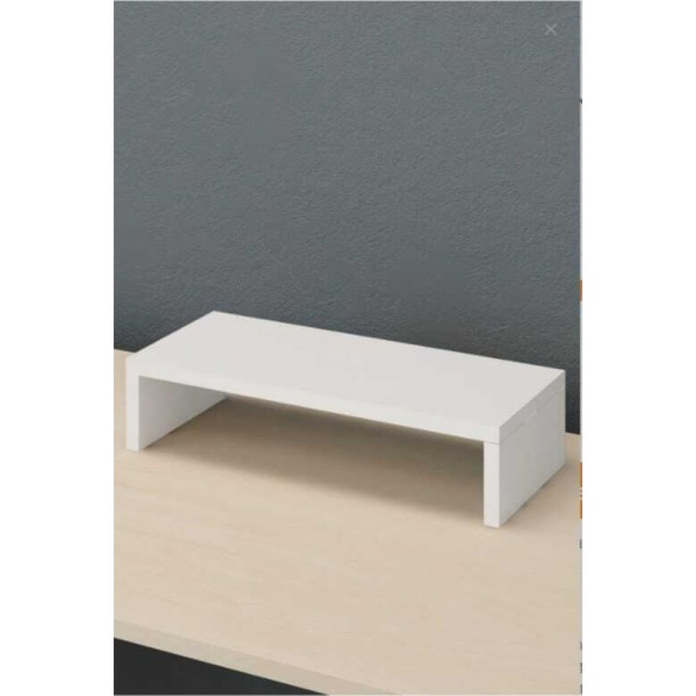 Mdesign Pc Monitör Yükseltici - Y: 11 cm D: 20 cm G: 45 cm - Beyaz Sehpa Fiyatı