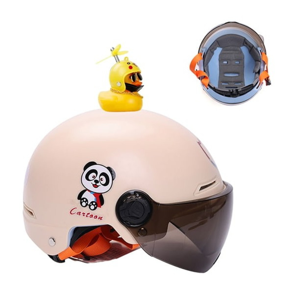Mdsj Komik Komik Çocuk Bakımı Güvenlik Kask 2-8 Yaşında (Yurt Dışından) - Standart - Haki Motorsiklet Kaskları Fiyatı