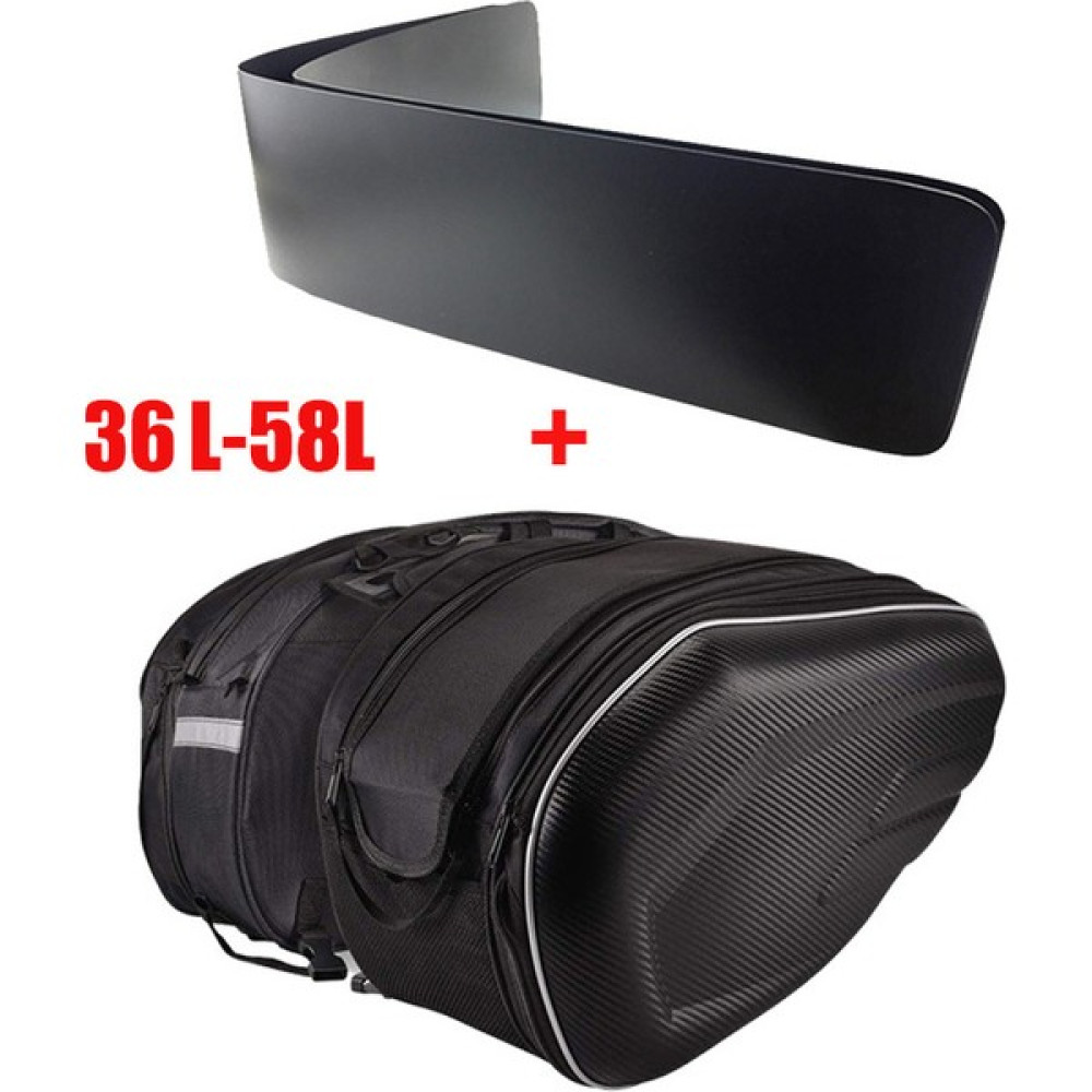 Mdsj Motosiklet Sele Çantası Su Geçirmez Sürme Yan Bagaj Çantası (Yurt Dışından) - 46 × 19 × 30 cm - Siyah Motorsiklet Çantaları Fiyatı