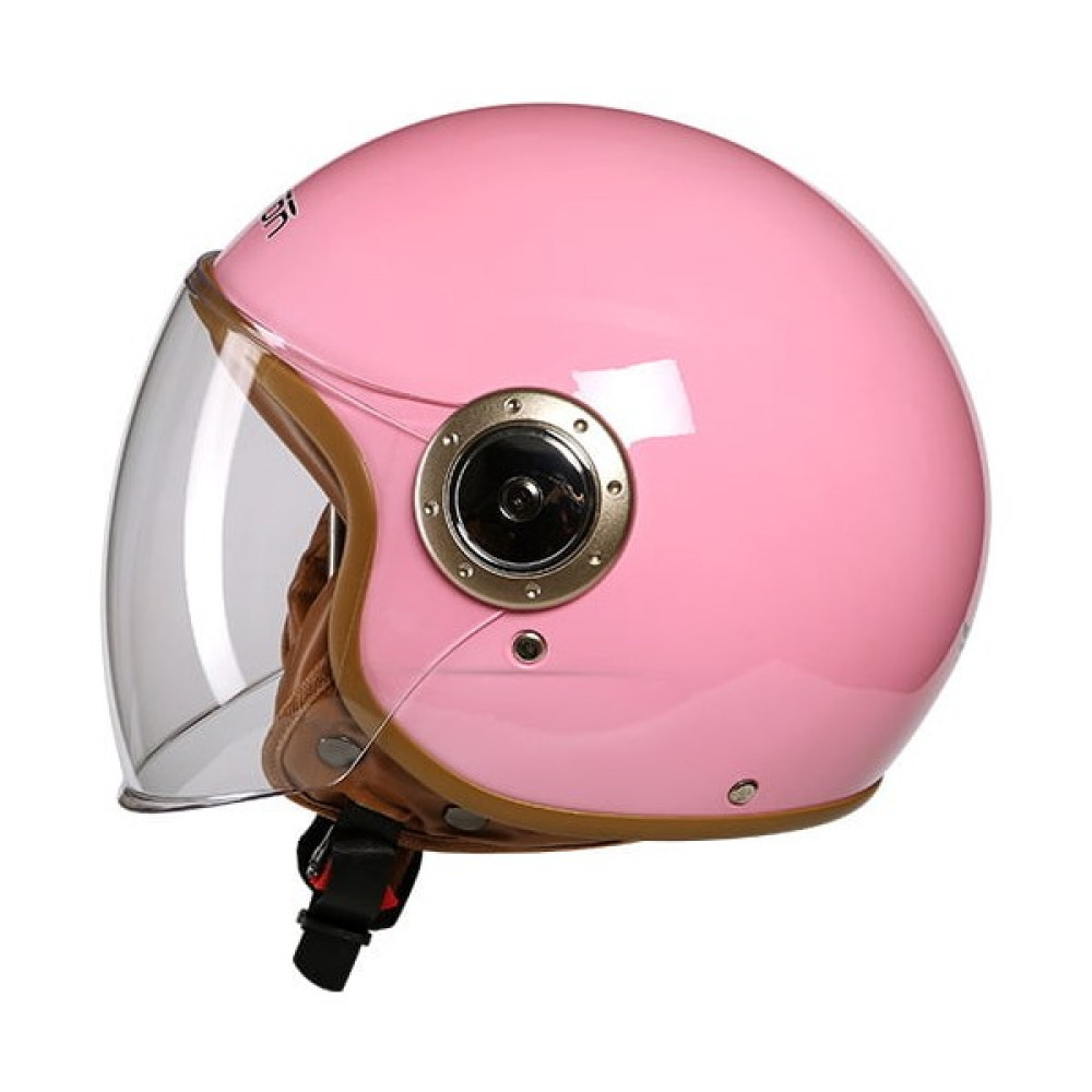 Mdsj Vintage Harley Sıcak 3c Motosiklet Kaskı (Yurt Dışından) - Standart - Pembe Motorsiklet Kaskları Fiyatı