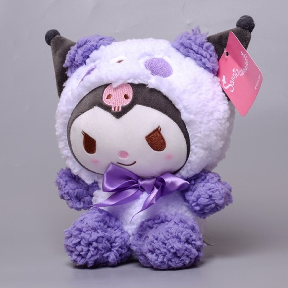 ME 3'lü 23CM Kuromi Melody Cinnamoroll Peluş Oyuncak Seti (Yurt Dışından) - Beyaz - Mor Peluş Oyuncaklar Fiyatı