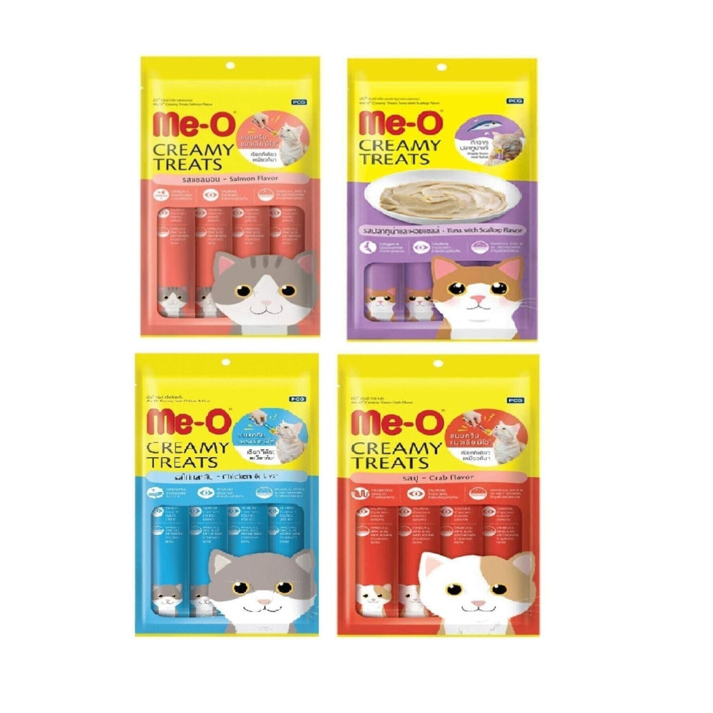 me-o Creamy Treats 4 Çeşit Karma Sıvı Kedi Ödülü x 4 Adet Evcil Hayvan Ürünleri Fiyatı