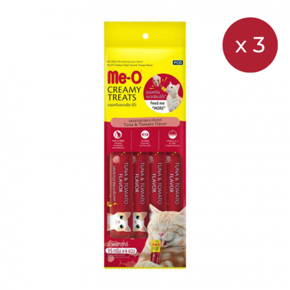 Me-O Creamy Treats Ton Balikli Ve Domatesli Krem Kedi Odul Mamasi 4 X 15 G 3Lu Paket Evcil Hayvan Ürünleri Fiyatı