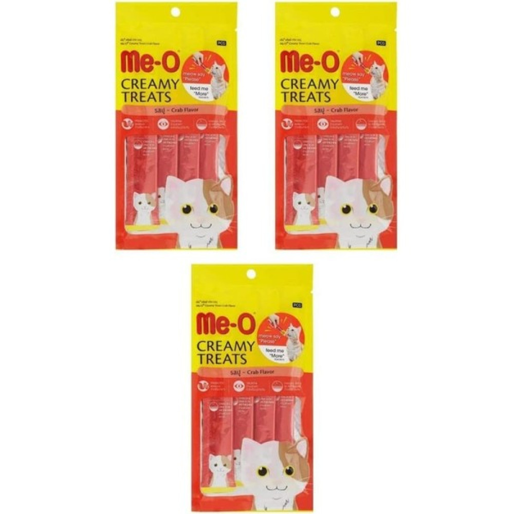 Me-O Creamy Treats Yengeçli Kedi Ödül Maması 15 gr x 4 (3 Adet) Evcil Hayvan Ürünleri Fiyatı