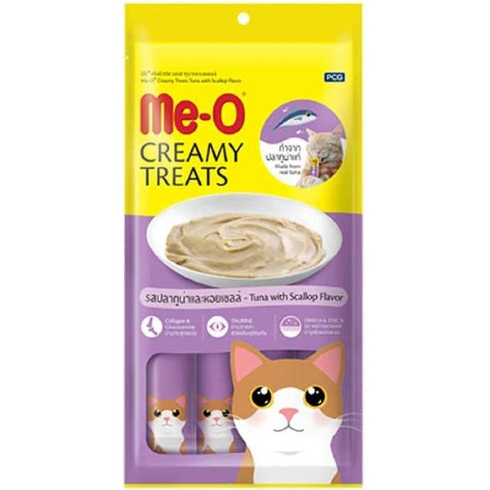 Me-O Meo Kremalı Ton Balık ve Deniz Taraklı Kedi Sıvı Ödül Maması 4X15 gr Evcil Hayvan Ürünleri Fiyatı