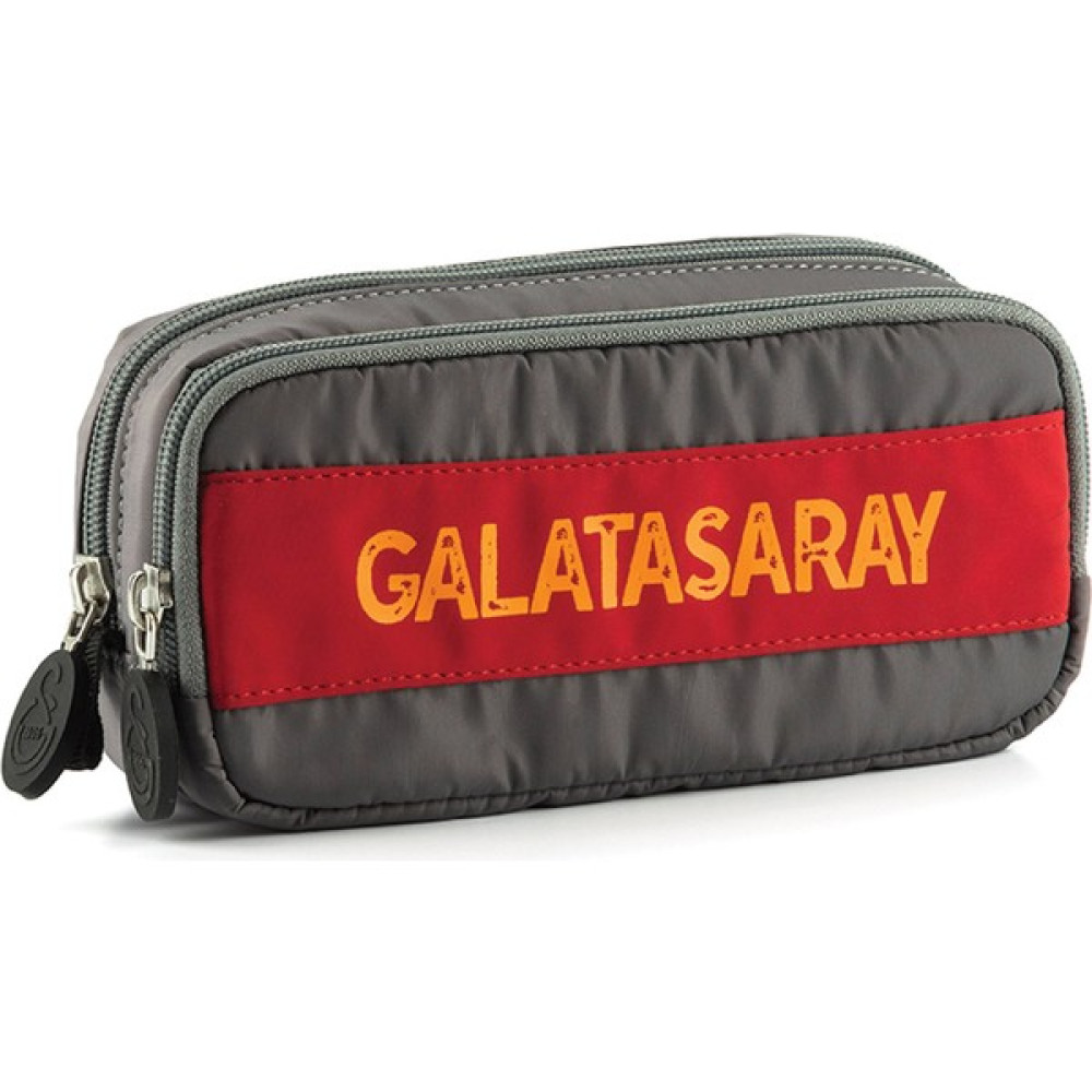 Me Team Galatasaray Kaligrafik Baskılı Gri Kalem Çantası 23529 Kalemlik (Kalem Kutusu) Fiyatı