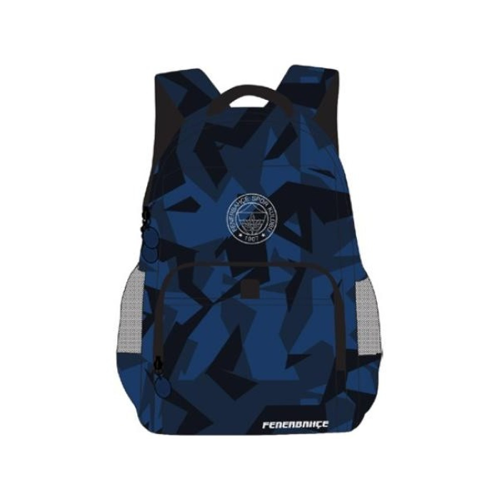 Me Team Me Fenerbahçe Kamuflaj Pattern Gri Baskılı Detaylı Çanta 23707 / Me Team Okul Çantası Fiyatı
