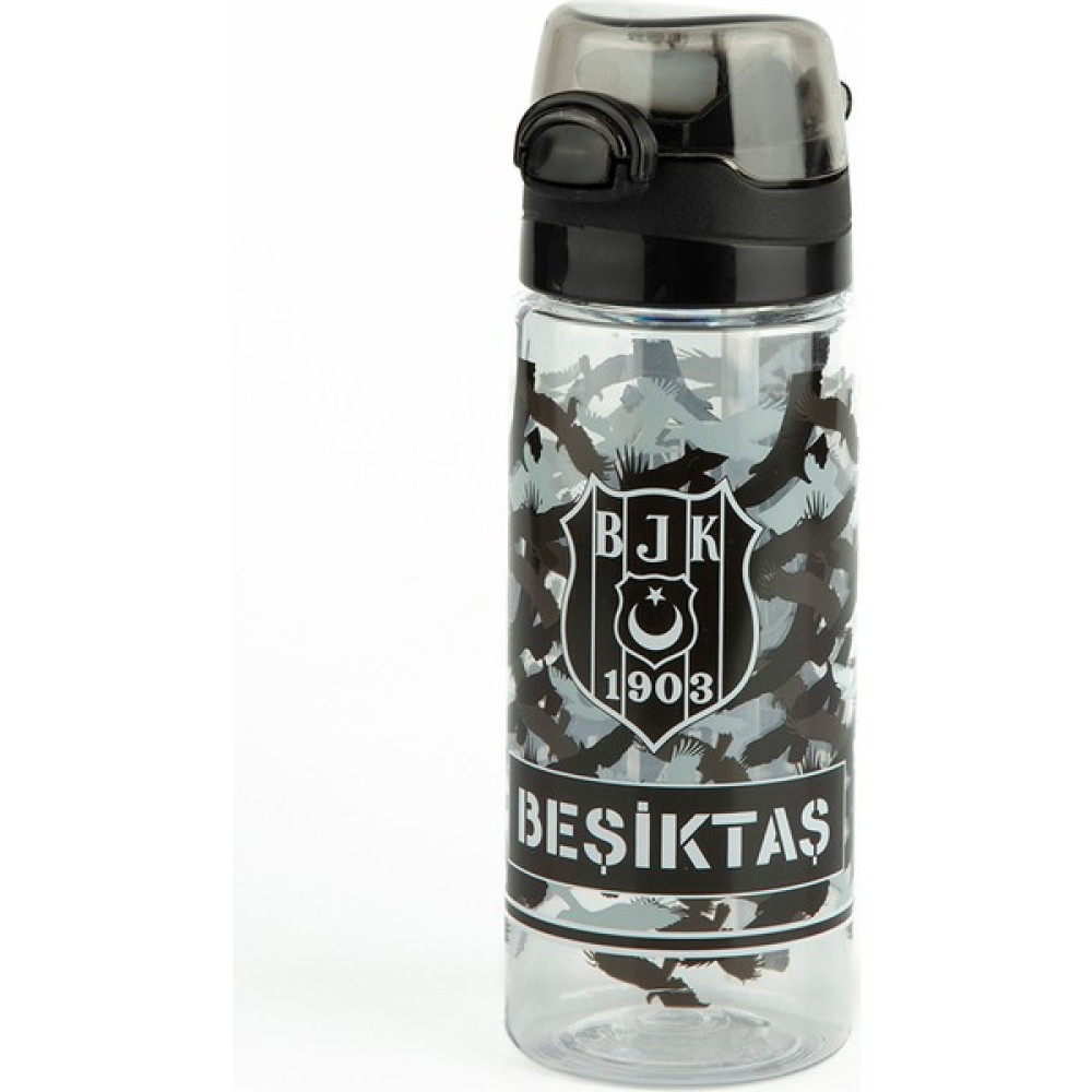 Me Team Me Matara Beşiktaş Plastik 500 ml Siyah 23390 / Me Team Suluk Fiyatı