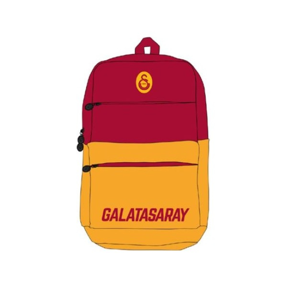 Me Team Me Paraşüt Çanta Galatasaray Trend Sarı Cepli 23532 / Me Team Okul Çantası Fiyatı