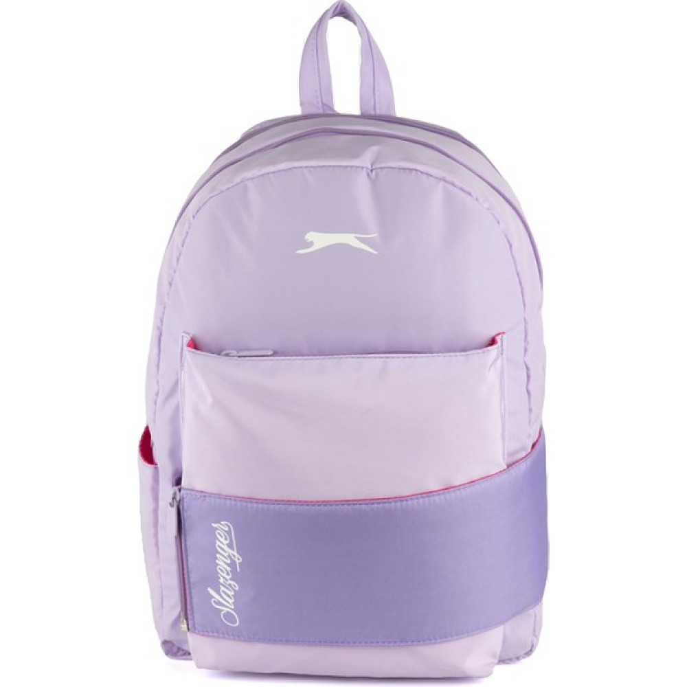 Me Team Sırt Çantası Slazenger Lila Önü Bant Detaylı Paraşüt 23148 / Me Team Okul Çantası Fiyatı