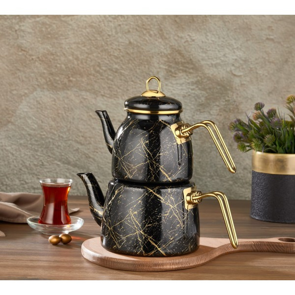Mea Concept Mermer Emaye Çaydanlık Takımı Çay / Çaydanlık Setleri Fiyatı