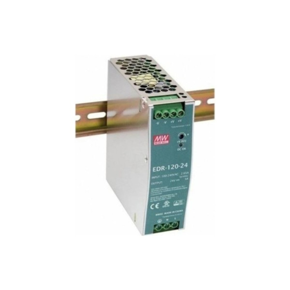 Mean Well EDR-120-24 120W 24VDC 5A Ray Tipi Güç Kaynağı Oto Boyaları Fiyatı