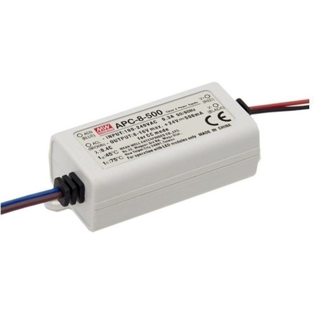 MEANWELL APC-08-500 8~16VDC 500MA IP30 Meanwell Güç Kaynağı Power Supply Fiyatı