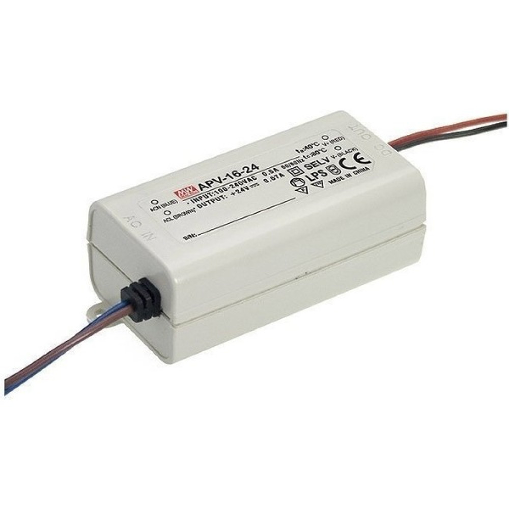 MEANWELL Apv-16-24 24VDC 0.67AMP Meanwell Güç Kaynağı Power Supply Fiyatı
