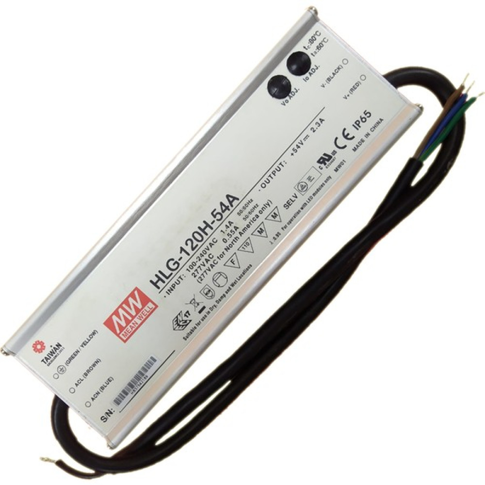 Meanwell HLG-120H-54A Pfc Fonksiyonlu Metal Kasa Güç Kaynağı HLG-120H-54A Oto Boyaları Fiyatı