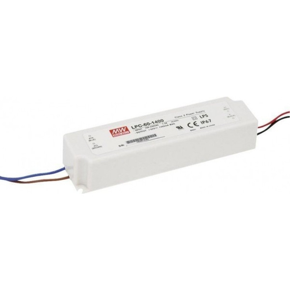 MEANWELL LPC-60-1400 9~42VDC 1400MA IP67 Meanwell Güç Kaynağı Power Supply Fiyatı