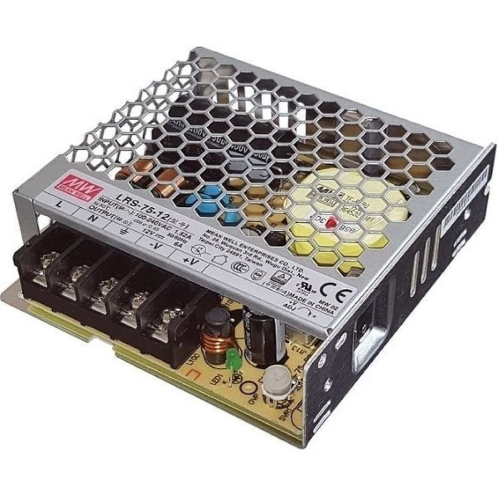 MEANWELL LRS-075-12 12VDC 6.0AMP Meanwell Güç Kaynağı Power Supply Fiyatı