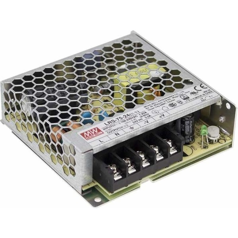 MEANWELL LRS-075-24 24VDC 3.2AMP Meanwell Güç Kaynağı Power Supply Fiyatı