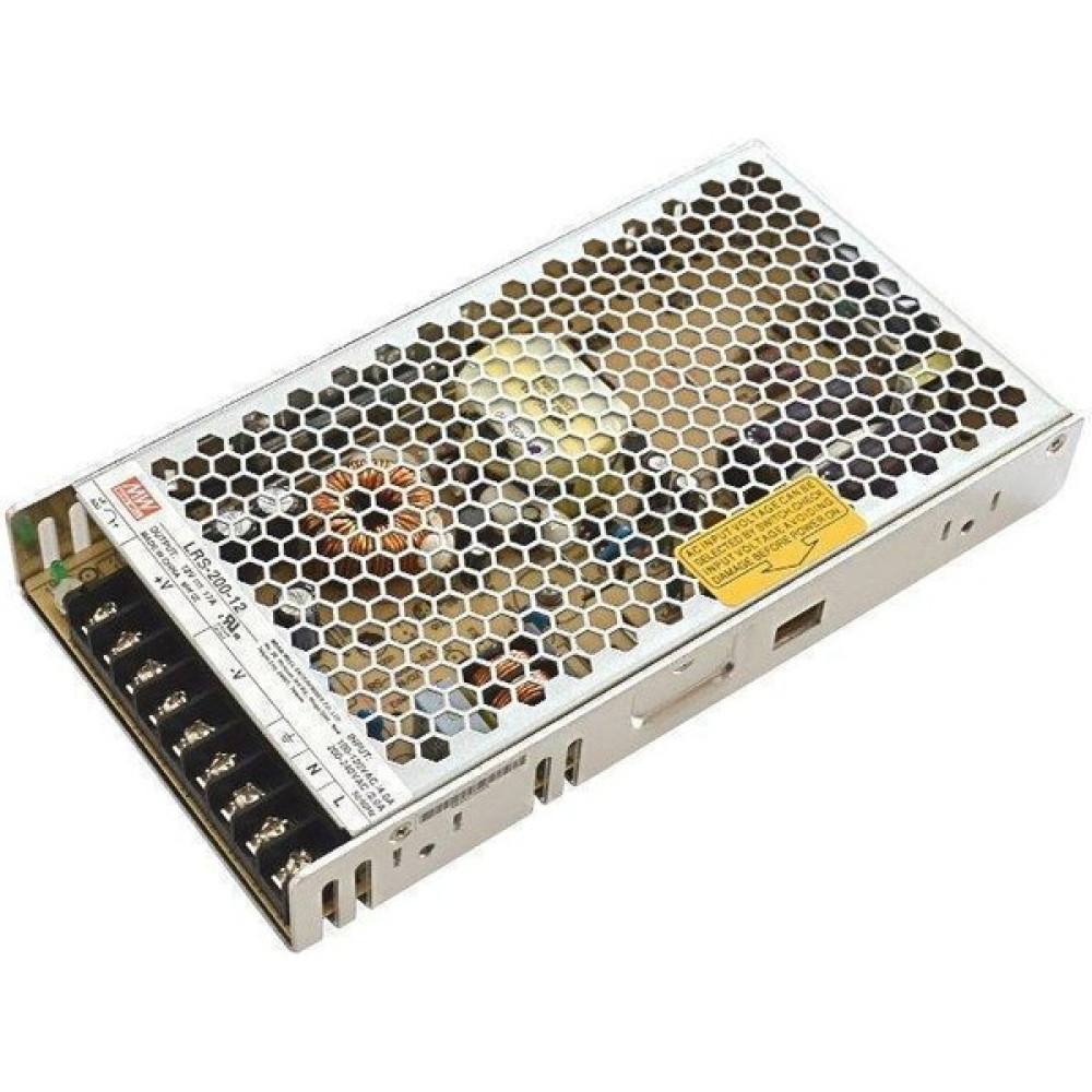 MEANWELL LRS-200-12KO 12VDC 17.0AMP Meanwell Güç Kaynağı Power Supply Fiyatı