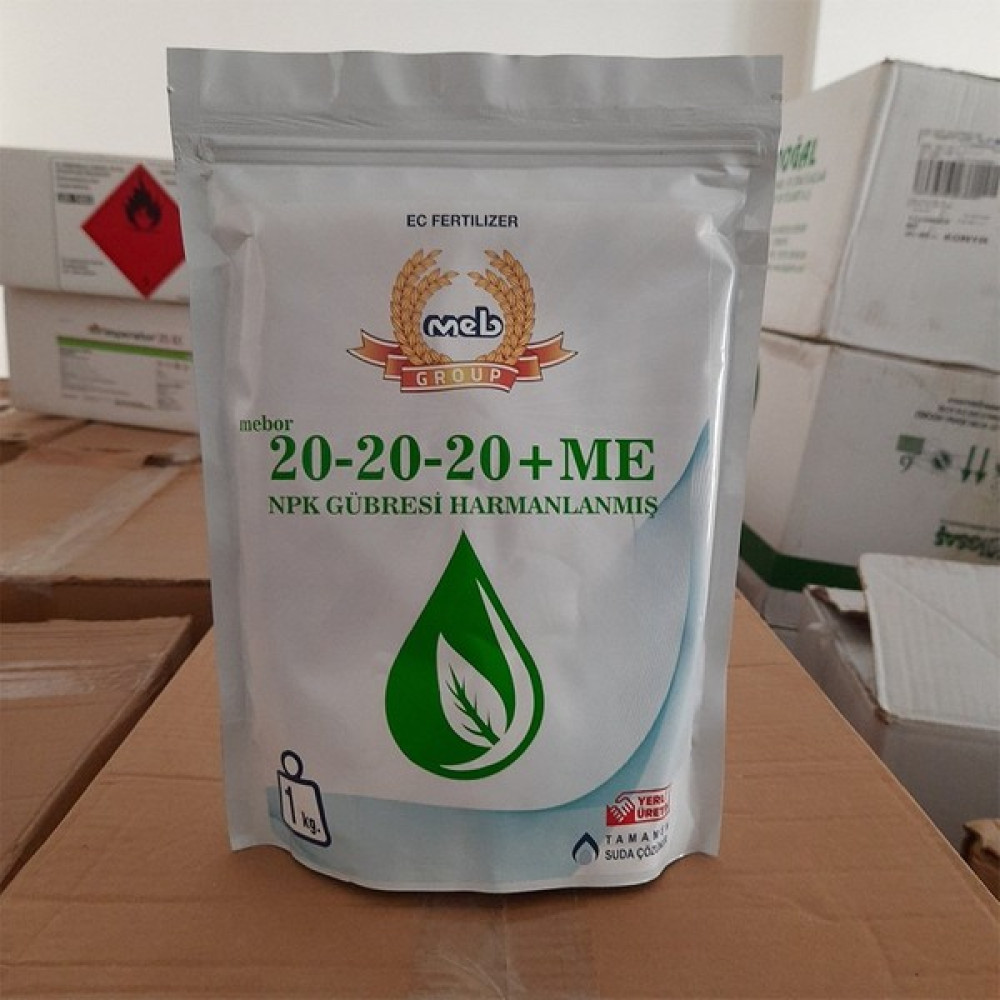 Meb Mebor 20-20-20+ Me Gübre-1 kg - 1 kg Bitki Fiyatı