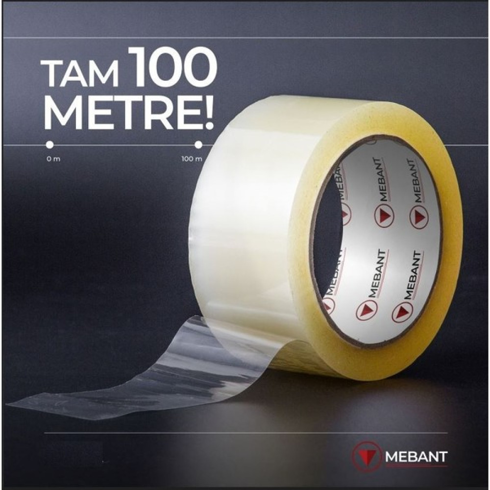 MEBANT Koli Bandı (Akrilik) 45 mm x 100 Metre (36'lı Paket) Bant Fiyatı