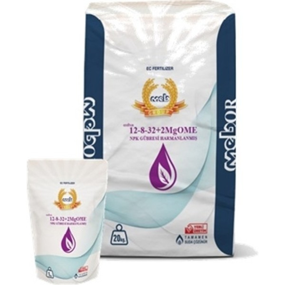 Mebor 12-8-32+ 2 Mgo+Me Harmanlanmış Npk Gübresi 1 kg Gübre Fiyatı