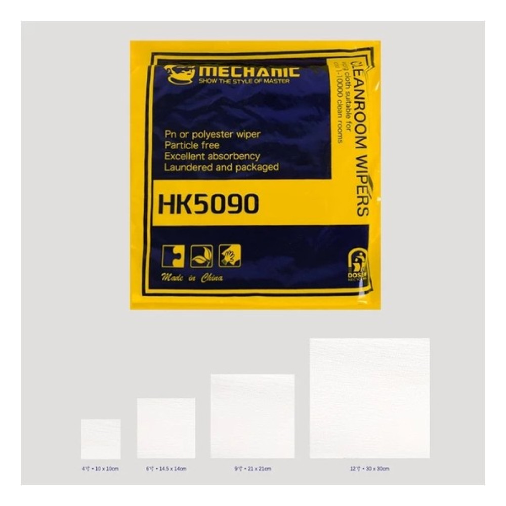 Mechanic HK5090 4 10×10 cm Süper Yumuşak Tozsuz Kağıt Temiz LCD Tamir Bezi Cep Telefonu Için Oto Boyaları Fiyatı