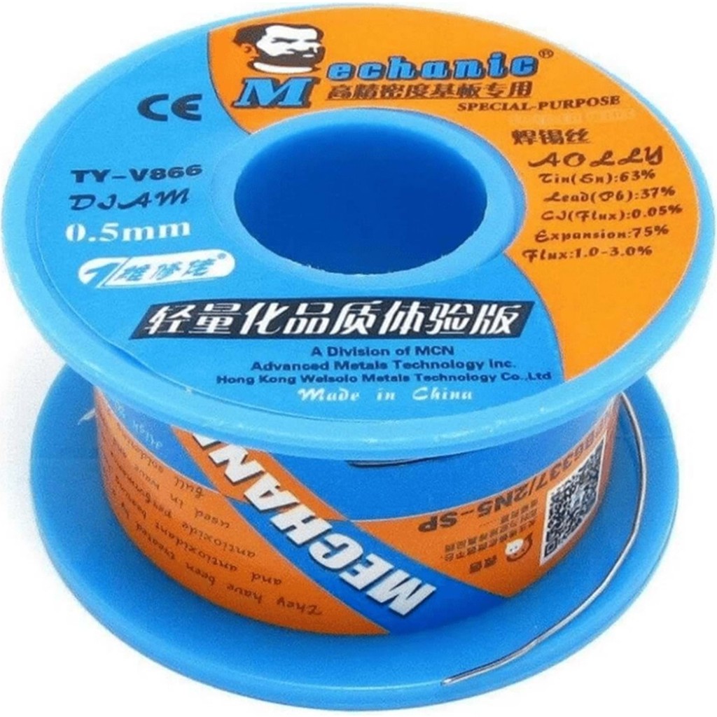Mechanic Lehim Teli 0.3 mm 40 gr Mechanic Lehim & Havya Fiyatı