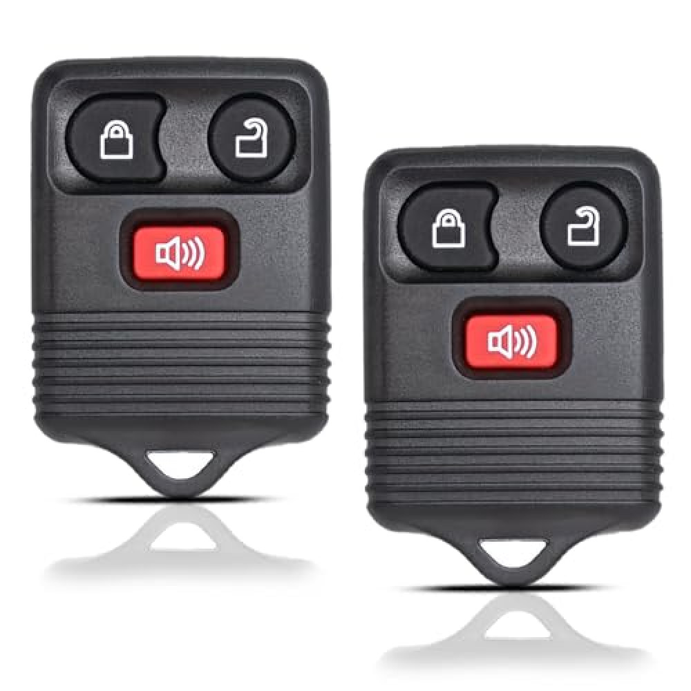 MechanMagic 2 Key Fob Remote Replacement Fits for 1998-2016 F150 F250 F350 Ranger Escape Explorer Focus E150 Expedition,Mazda,Mercury,Lincoln MKZ MKX CWTWB1U345 CWTWB1U33 Keyless Entry Remote Control