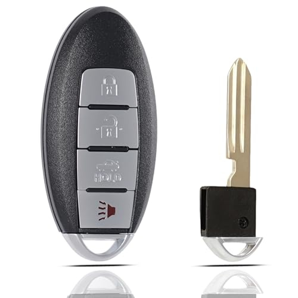 MechanMagic Smart Key Fob Remote Replacement Fits for Nissan Sentra Versa 2013 2014 2015 2016 2017 2018 2019 Keyless Entry Remote Control CWTWB1U840 285E3-3SG0D 46 Chip 4 Buttons