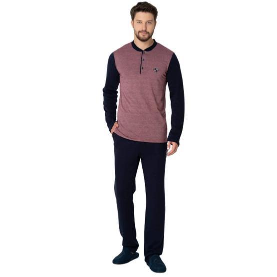 Mecit 2762 Bordo Erkek Pijama Takımı