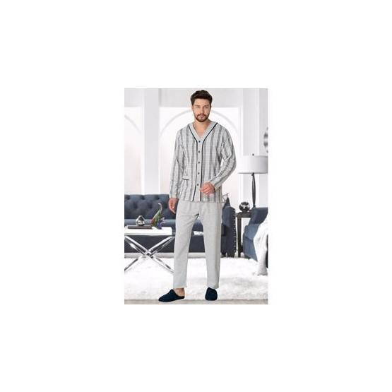 Mecit 2767 Gri Erkek Pijama Takımı