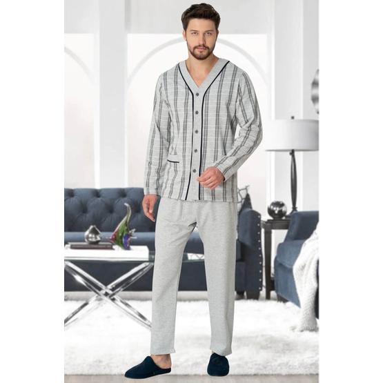 Mecit 2767 Gri Erkek Pijama Takımı