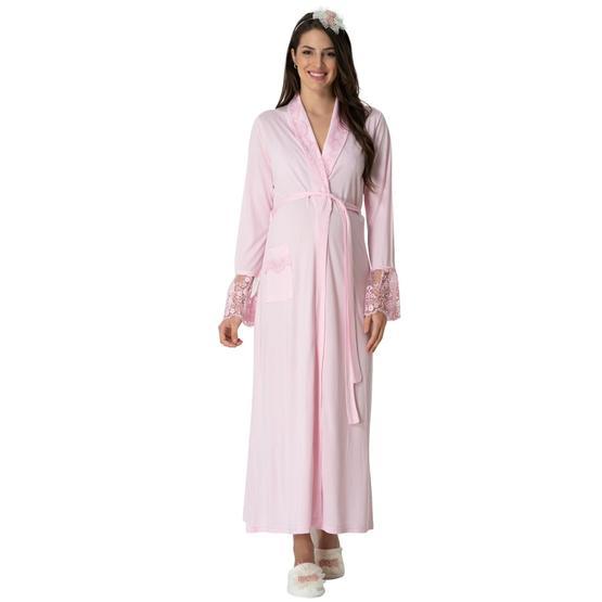 Mecit 5413 Pembe Kadın Sabahlık