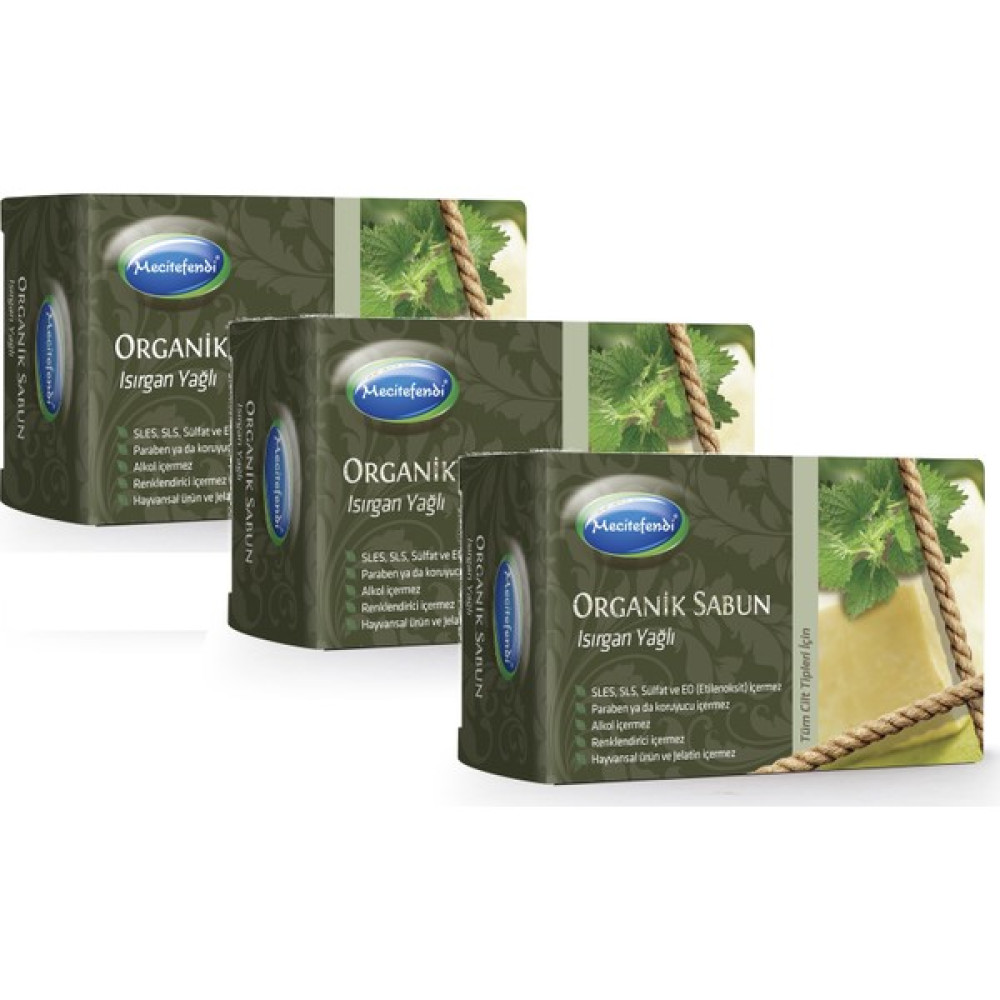 Mecitefendi Organik Isırgan Yağlı Sabun 125 gr x 3 Adet Oto Boyaları Fiyatı