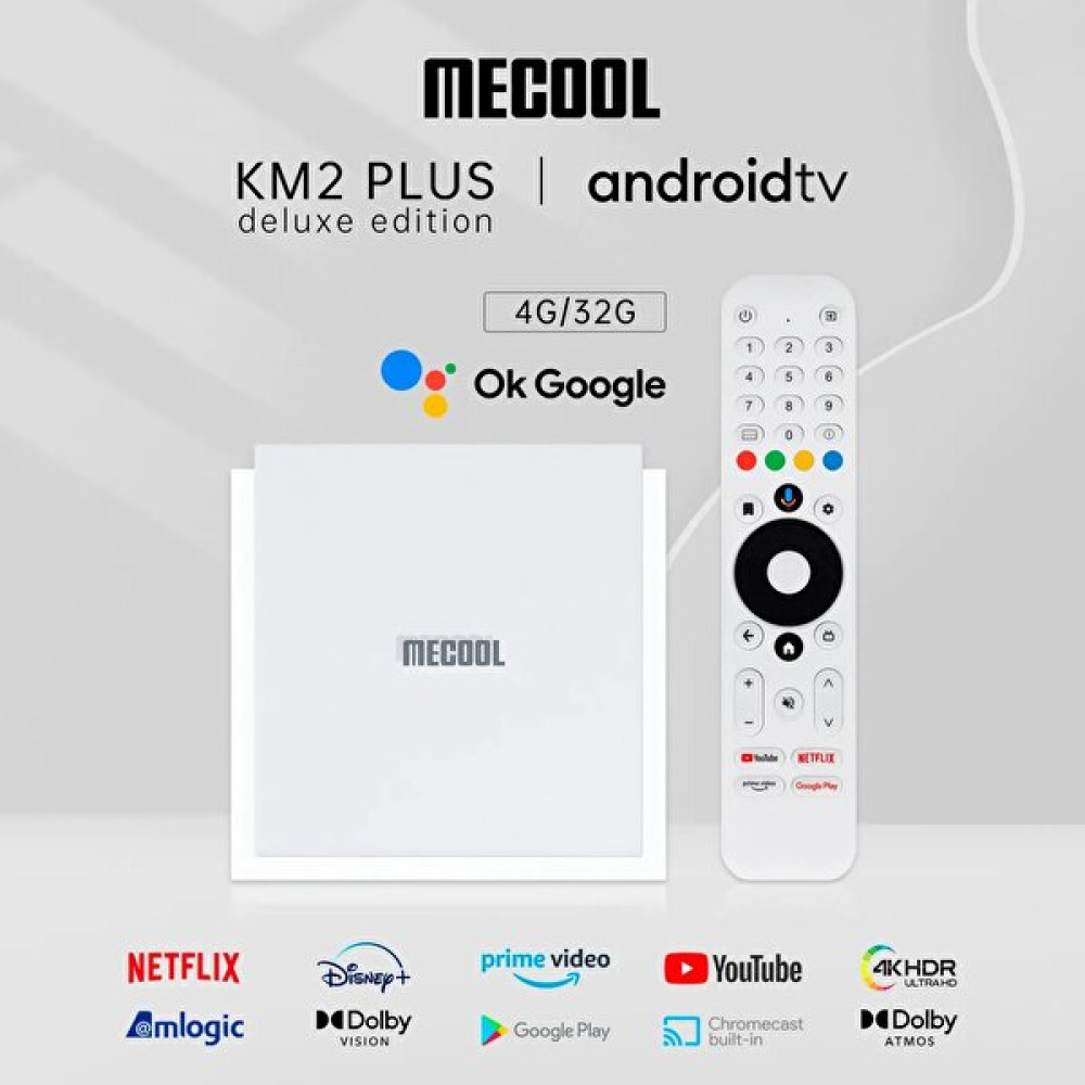 Mecool Km2 Plus Deluxe 4gb Ram 32GB SSD Lisanslı Android Player Ev Sinema Receiverları Fiyatı
