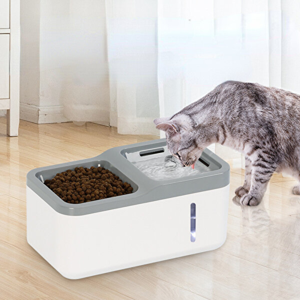 Mectime 2in 1 Pet Besleme Su Sebili Akıllı Pet Su Sebili Kedi Otomatik Besleme Pet Malzemeleri(Yurt Dışından) - Beyaz Evcil Hayvan Ürünleri Fiyatı