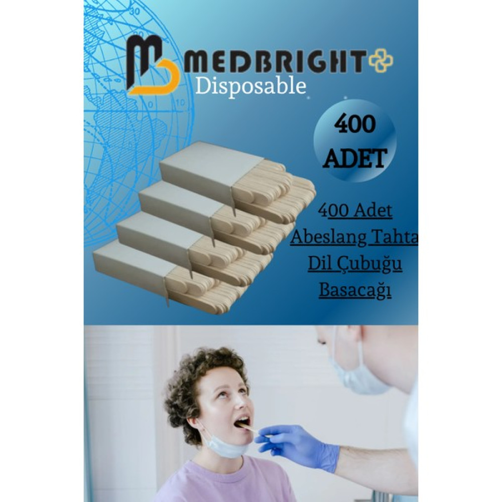 Med Bright Tek Kullanımlık 400 Adet Ağda Spatulası Ahşap Oto Boyaları Fiyatı