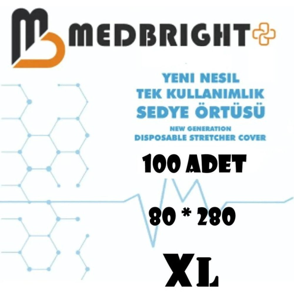 Med Bright Tek Kullanımlık 80*280 100 Adet Ekstra Uzun Sedye Örtüsü - Beyaz - 80 x 250 cm Yatak Örtüsü Fiyatı