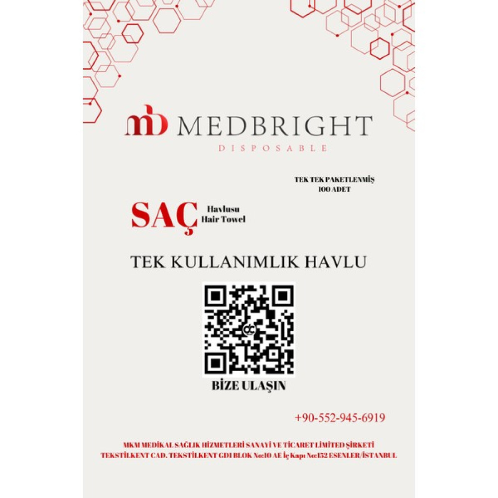 Med Bright Tek Kullanımlık Havlu 40X80 100 Adet Berber Kuaför Petekli Havlu Saç Havlusu Saç Kesme Makineleri Fiyatı