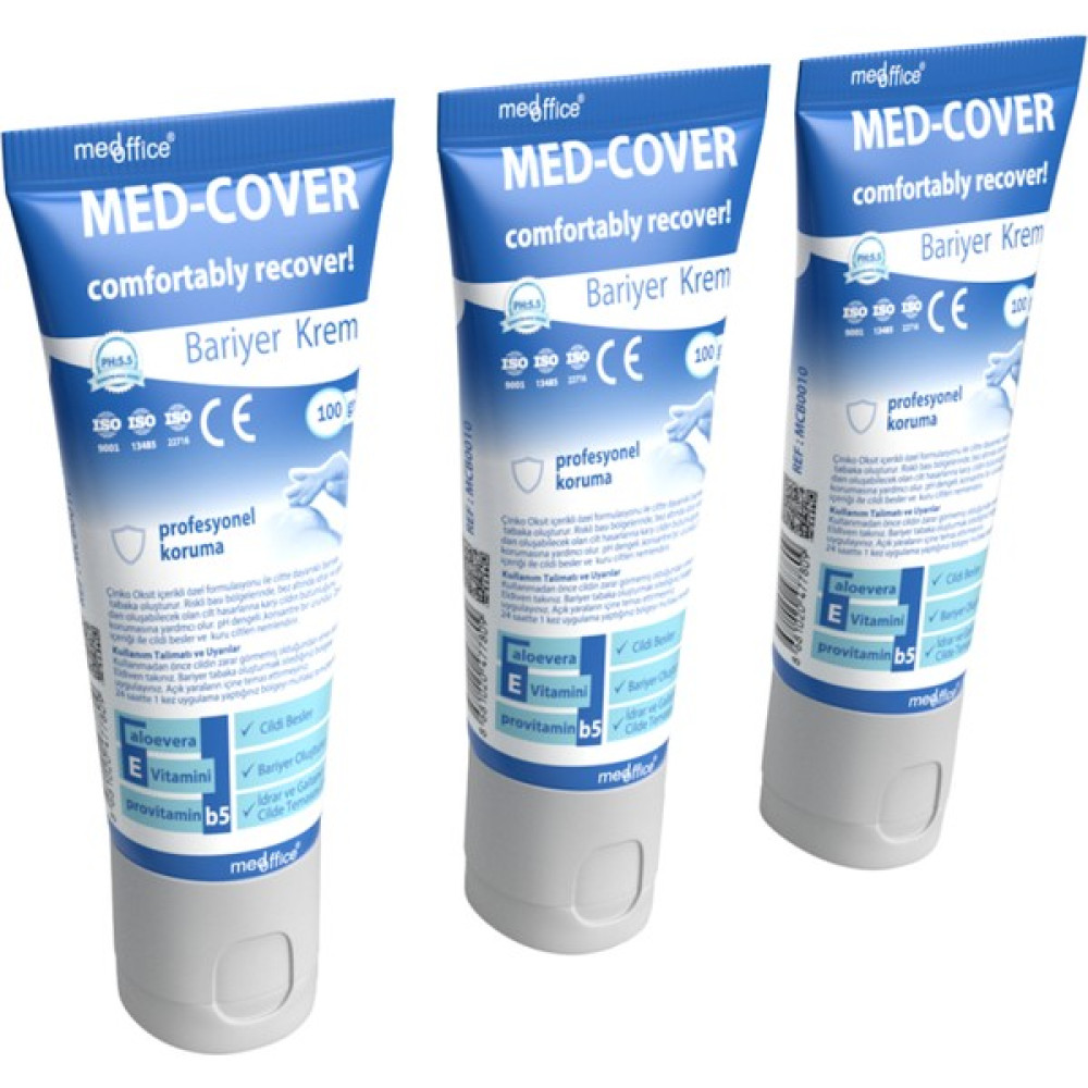 Med Cover Bariyer Krem Çinko Oksitli 100 gr x 3 Nemlendiriciler Fiyatı