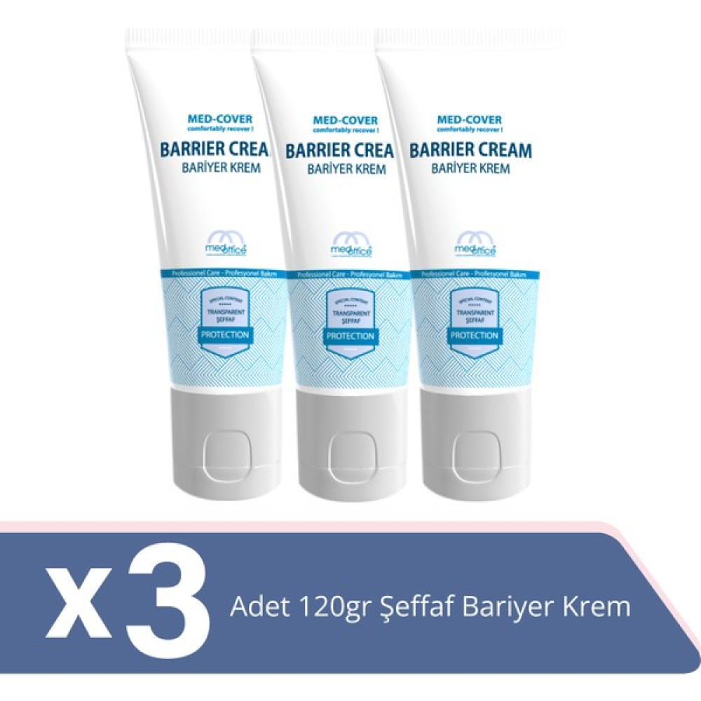 Med Cover Med-Cover Şeffaf Bariyer Krem 120grx3adet Nemlendiriciler Fiyatı