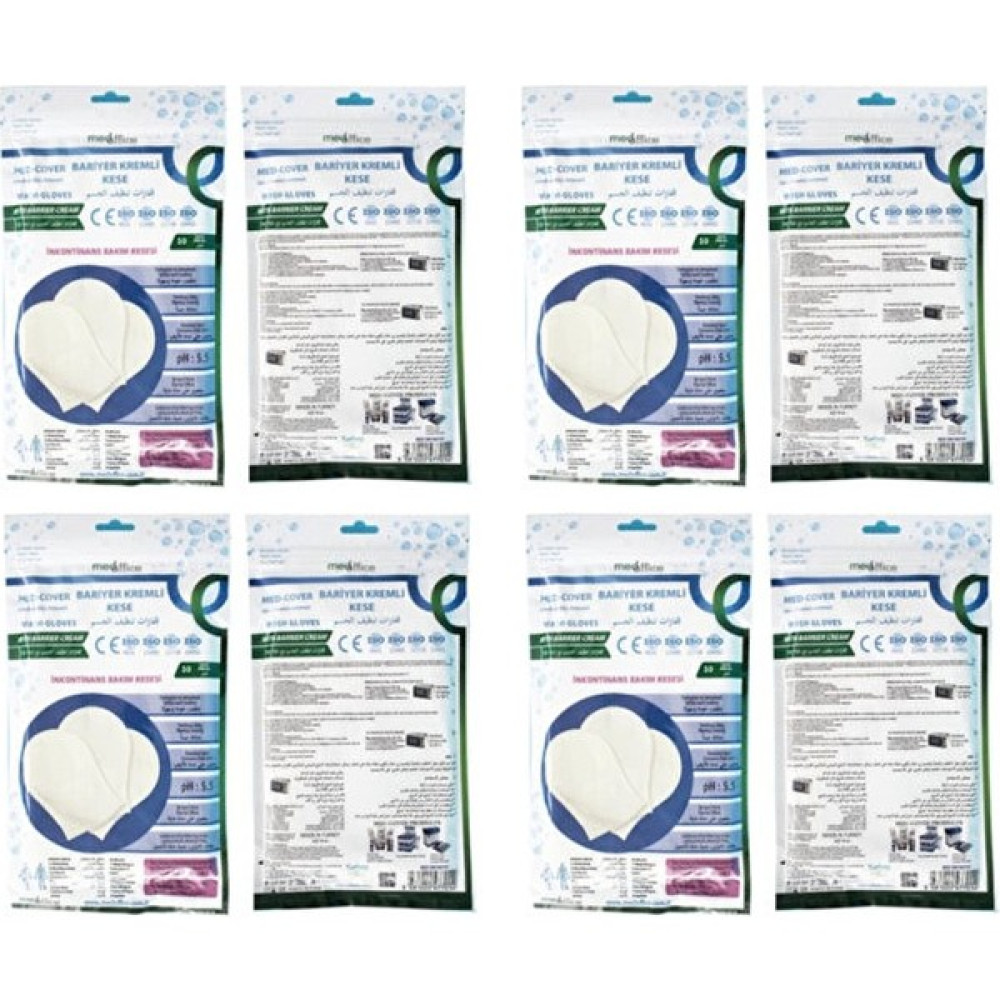 Med Cover Medcover Bariyer Kremli Kese 10 Lu 4 Paket - 1 Hasta Bezleri ve Temizliği Fiyatı