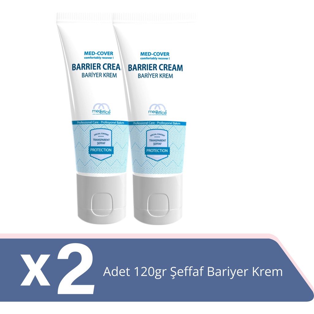 Med-Cover Şeffaf Bariyer Krem 120GRX2ADET Diğer Fiyatı