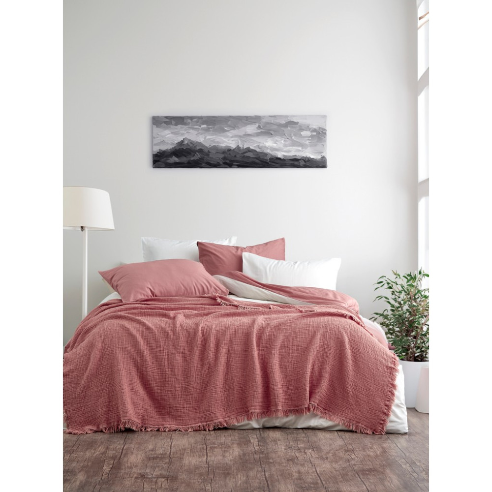 Medaillon Home Somon 4 Katlı Müslin %100 Pamuklu Pike - Yatak Örtüsü -Tv Battaniyesi Yatak Örtüsü Fiyatı